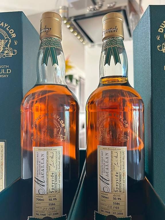 Spirituosen: 2x Macallan 1968  38 Years Old  Duncan Taylor  – Gebraucht aus Champfèr von finedeal