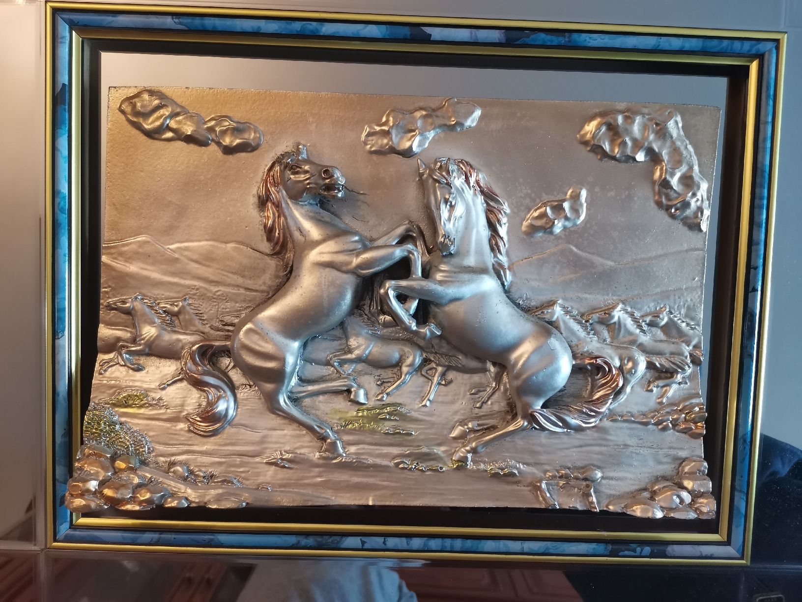Foto & Immagini: Bild, 3D, Pferde, 66 x 56 x 5 cm – Usato da Oftringen venduto da januarloch 1