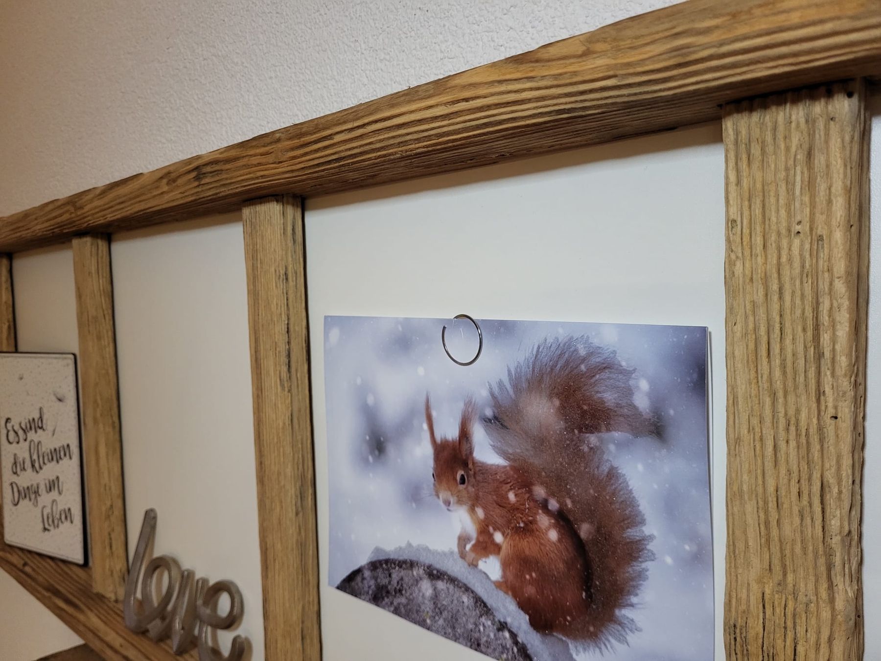 Scale: Holzleiter Pinwand Bilderrahmen – Usato da St Gallen venduto da keller020 7