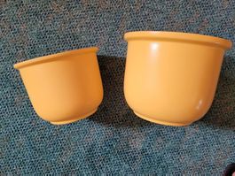 2 Blumengaspos aus Keramik