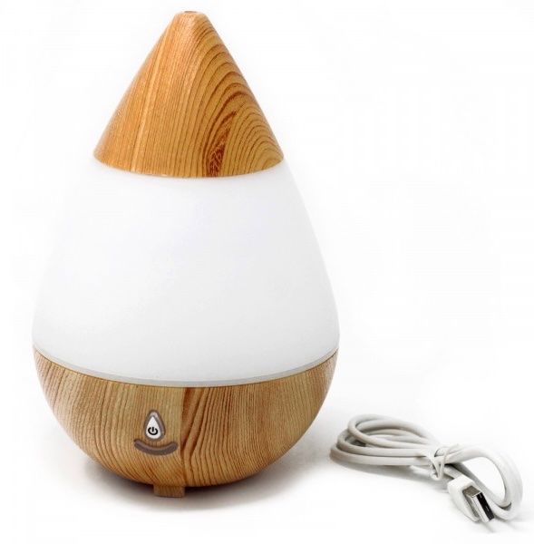Diffusori di oli essenziali: Aroma Diffuser weiss/braun mit USB, Farbwechsel – Nuovo e nell'imballaggio originale da Basel venduto da Seifehuesli