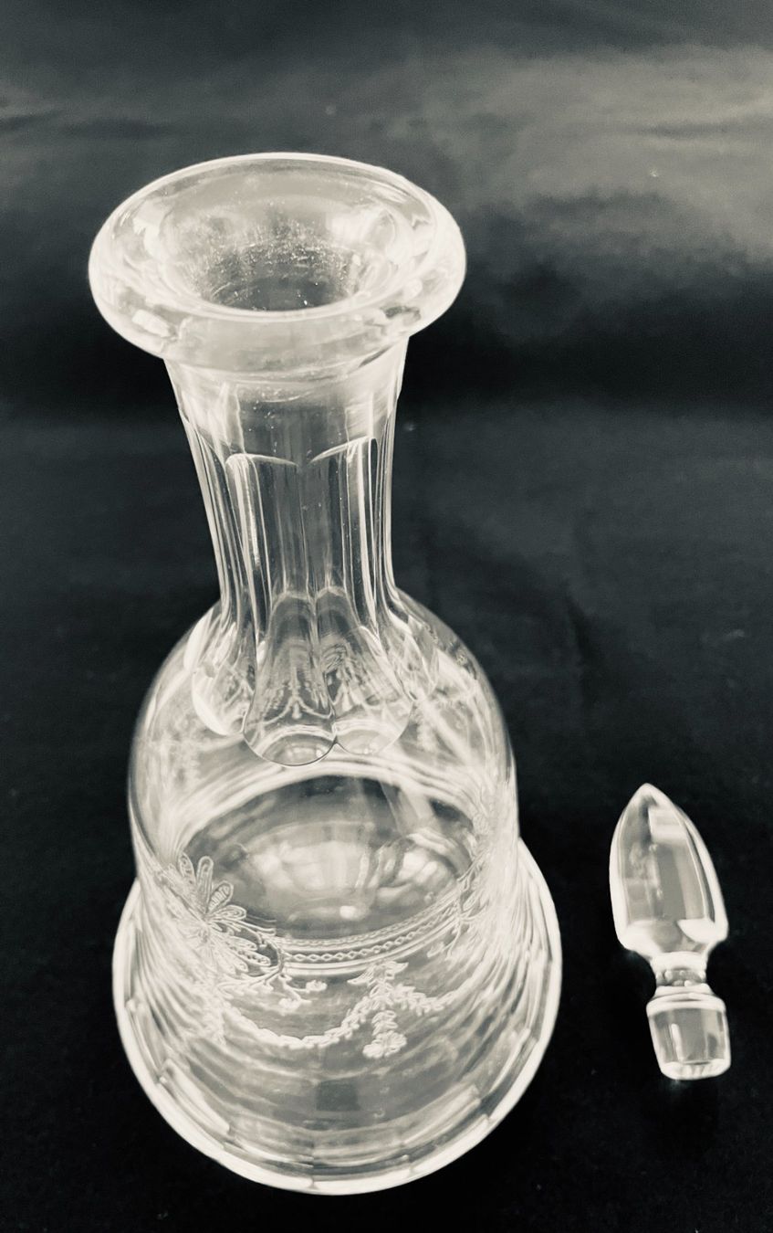 Caraffe: Weinkaraffe Kristall / Handarbeit – Usato da Zürich venduto da loriana