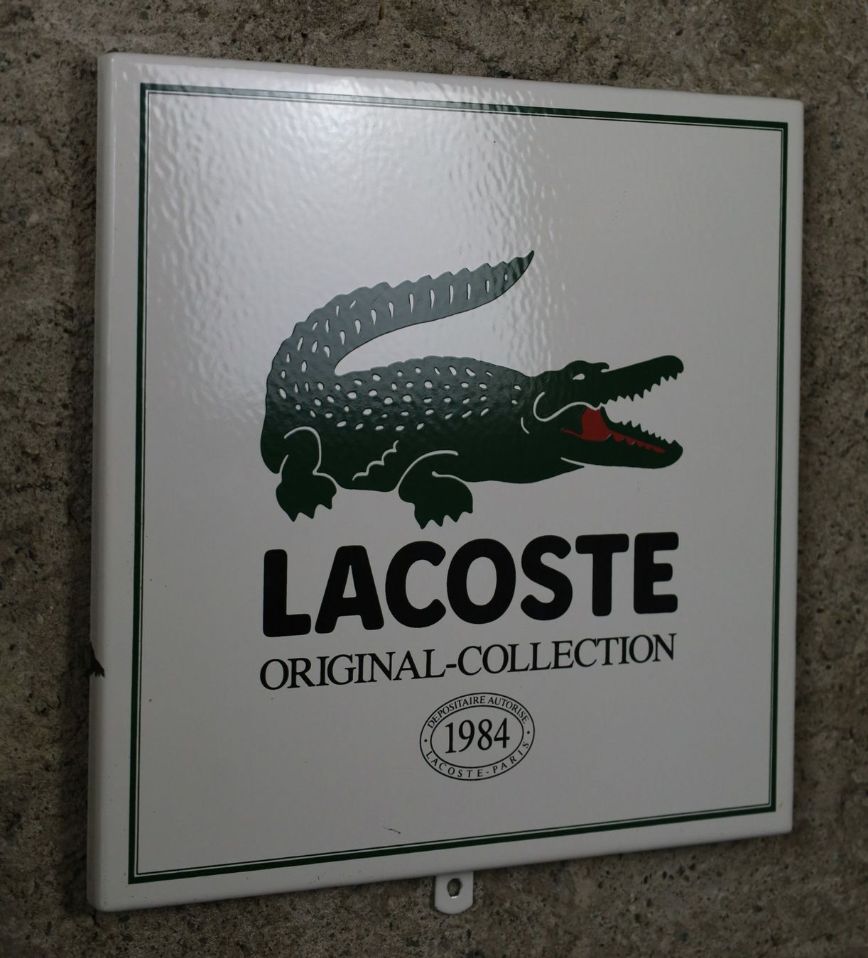Ecriteaux: Emailschild "Lacoste 1984" – D'occasion à Birrwil par brandschatz_birrwil 2