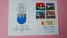 Ersttagsbrief 1979 Bundesfeier mit Gemeindewappen Spiez