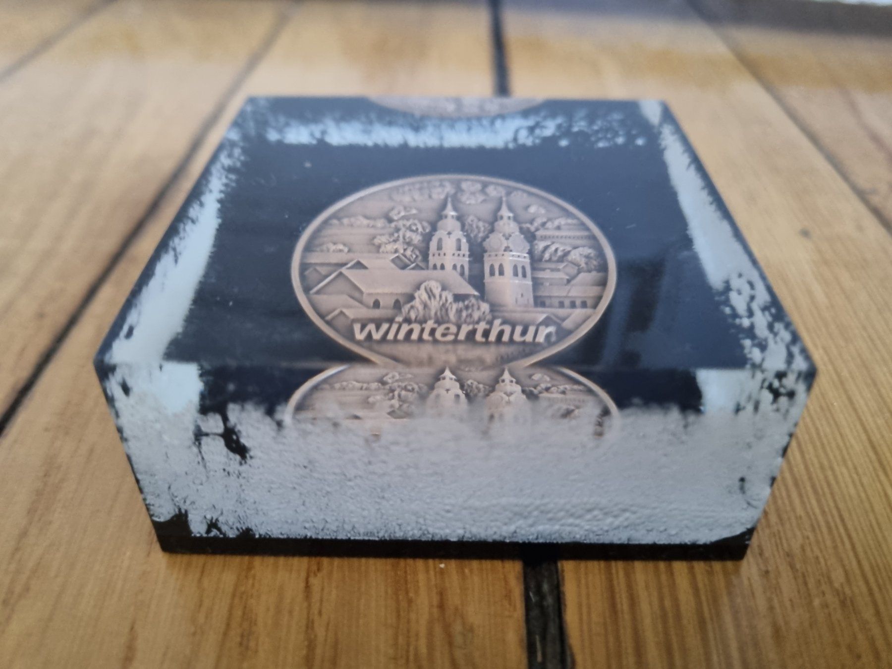 Medaillen: Winterthur Kramer  Briefbeschwerer Vintage Medaille – Gebraucht aus Schaffhausen von Leveron13 8