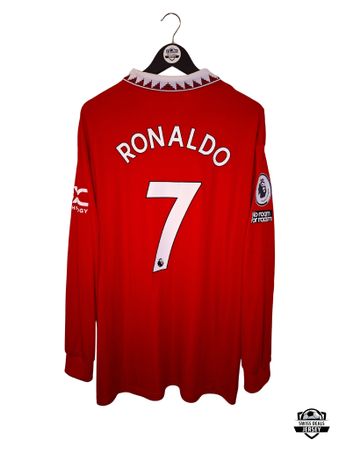 RONALDO #7 Original Manchester United 2022-23 Home Trikot LS