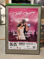 Konzertplakat gerahmt 