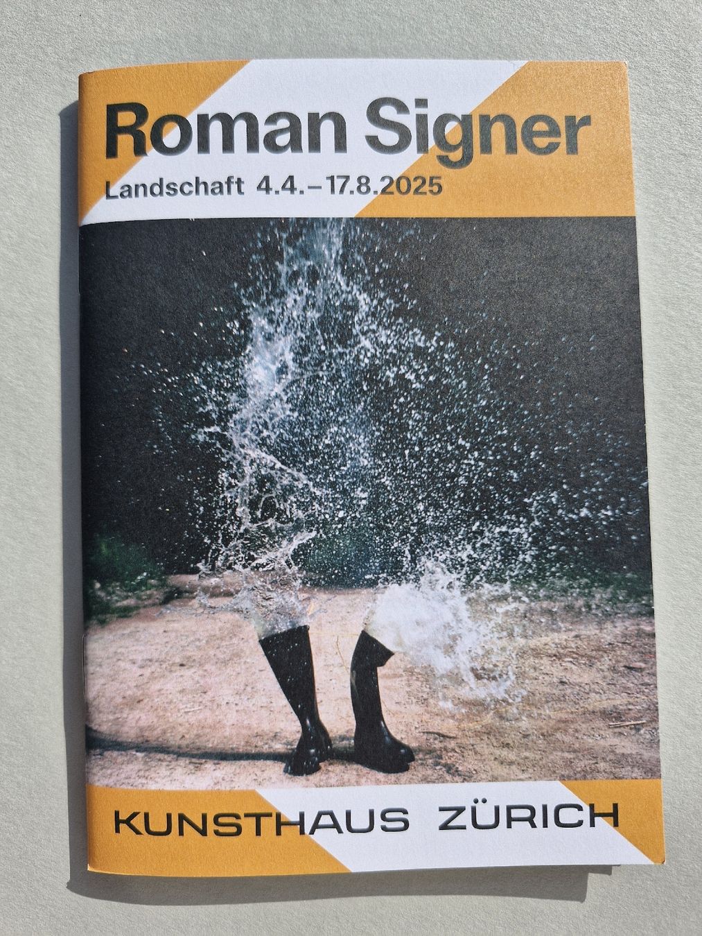 Roman Signer - Landschaft, Kunsthaus Zuerich, 2025 Flyer (Neu (gemäss ...