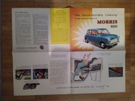 Autoprospekt Morris Mini 850, 1959
