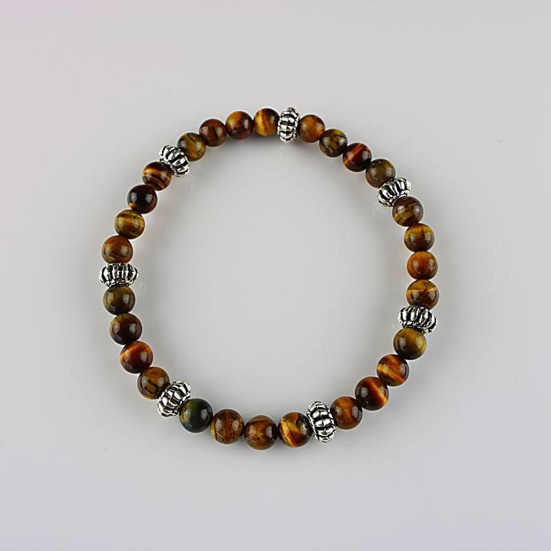 Bracciali & Braccialetti: Edelstein-Armband Tigerauge - Ø 6 – Nuovo e nell'imballaggio originale da Mauren venduto da Yeelen
