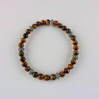 Edelstein-Armband Tigerauge - Ø 6