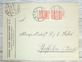 TR80 Enveloppe + Timbre Pologne 1934