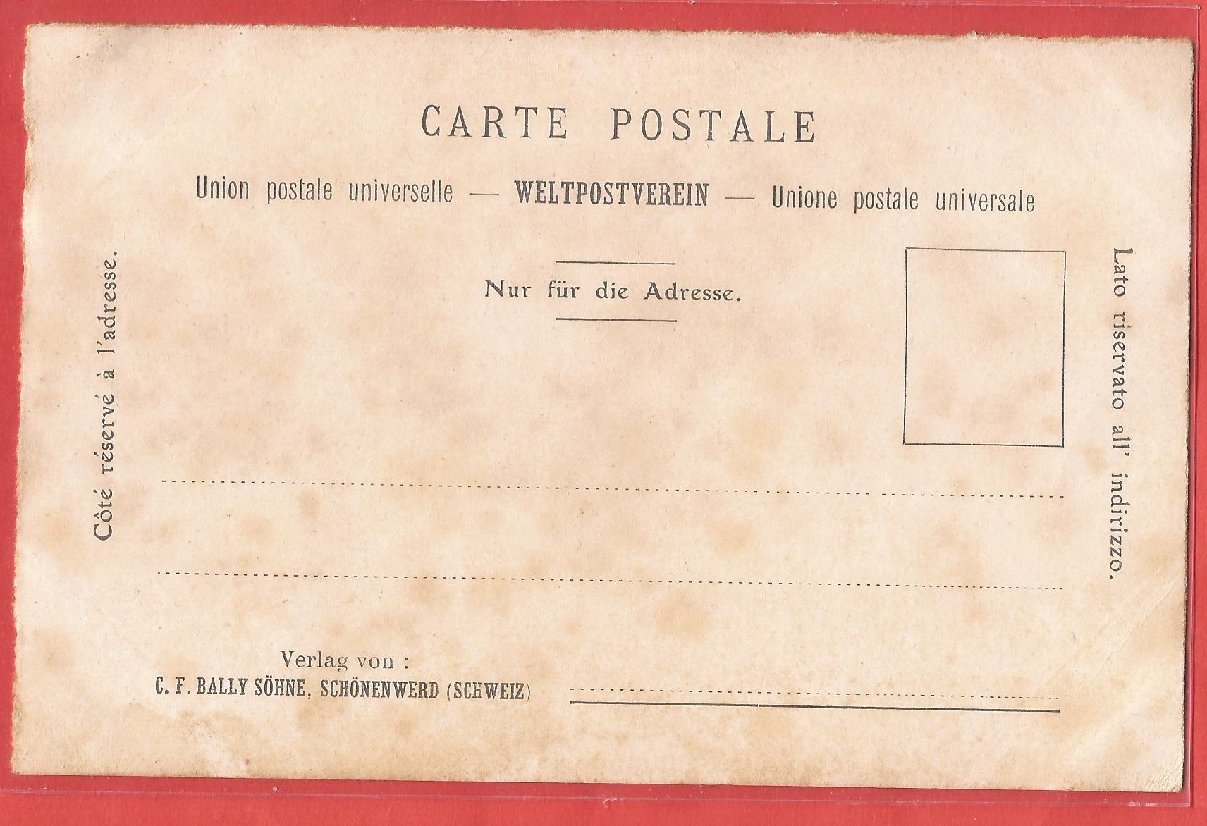 Ansichtskarten: Ste-Croix - Eisenbahnlinie mit Bahn - ca. 1905 – Gebraucht aus Fislisbach von Porano 1