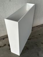 Messe Trennwand Pflanzgefäss Raumteiler weiss 100 × 100 cm