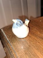 Dänische Keramik Figur, Miniatur Vogel von Dissing. 