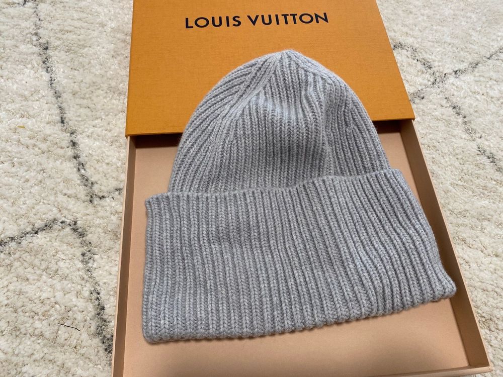 Louis Vuitton Mütze / Beanie in Grau