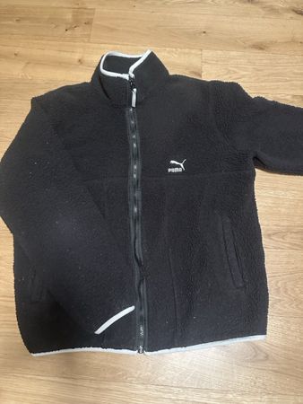 Puma Fleece Jacke, Schwarz, Grösse M - Ideal für den Winter