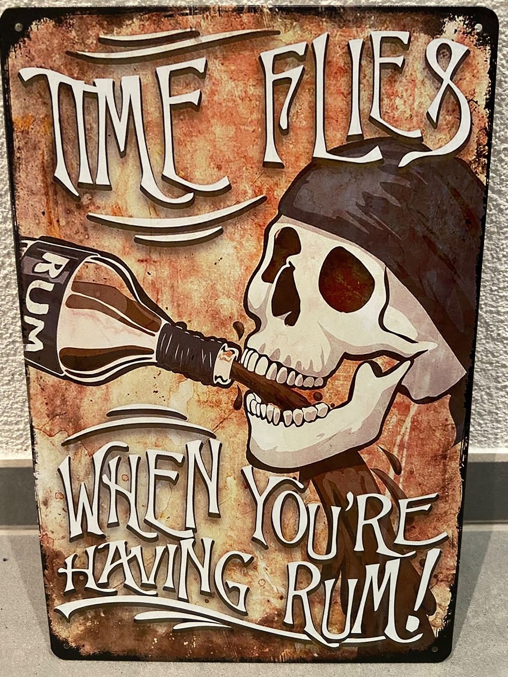 Schilder: RUM Time Flie & When You Re Having Rum !!!!  NEU – Neu und originalverpackt aus Seon von Aaargauer01