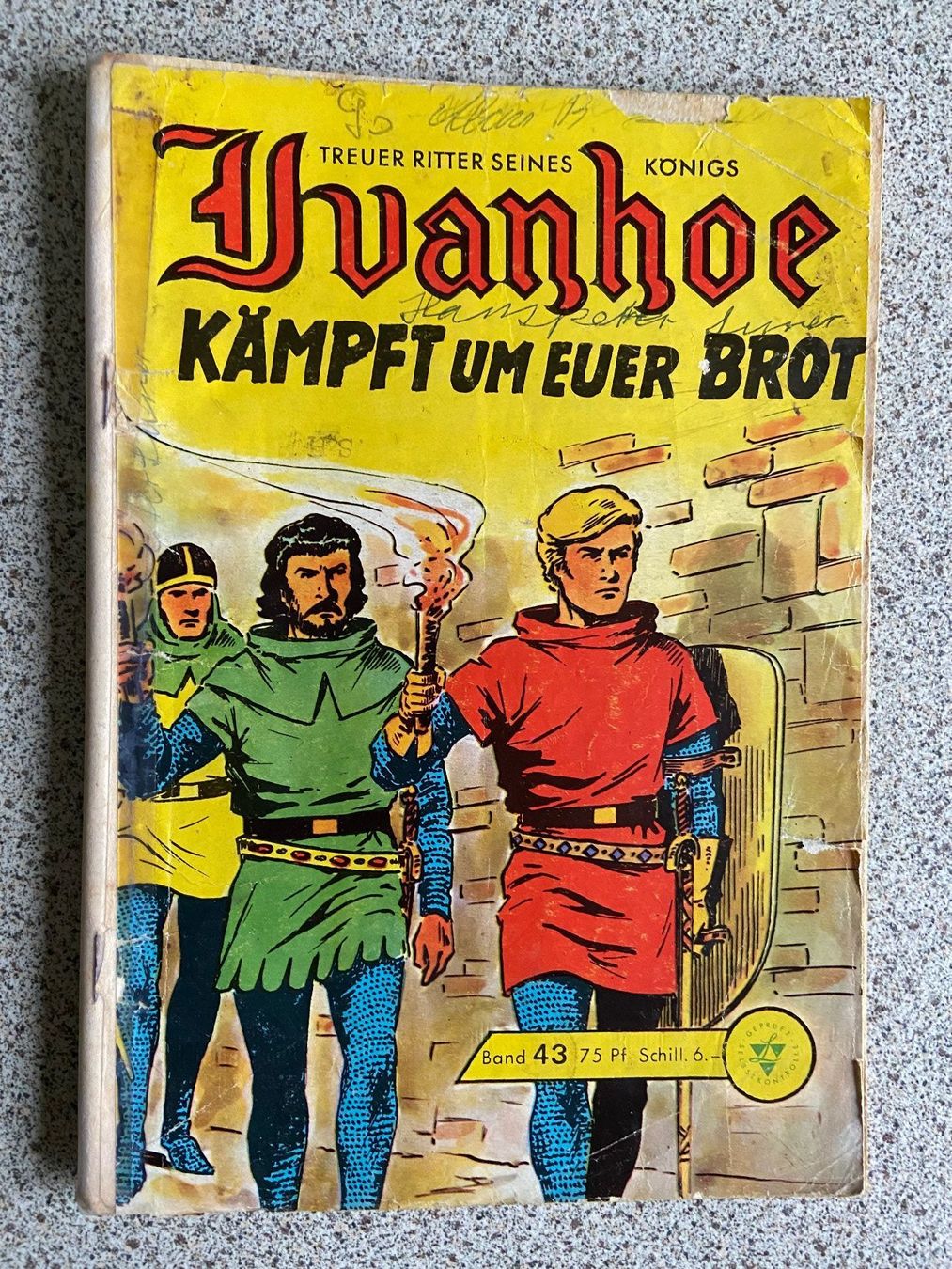 BD: Comic Hefte Ivanhohe Nr. 5, 38, 43, 66, – D'occasion à Böckten par Hansi36 4