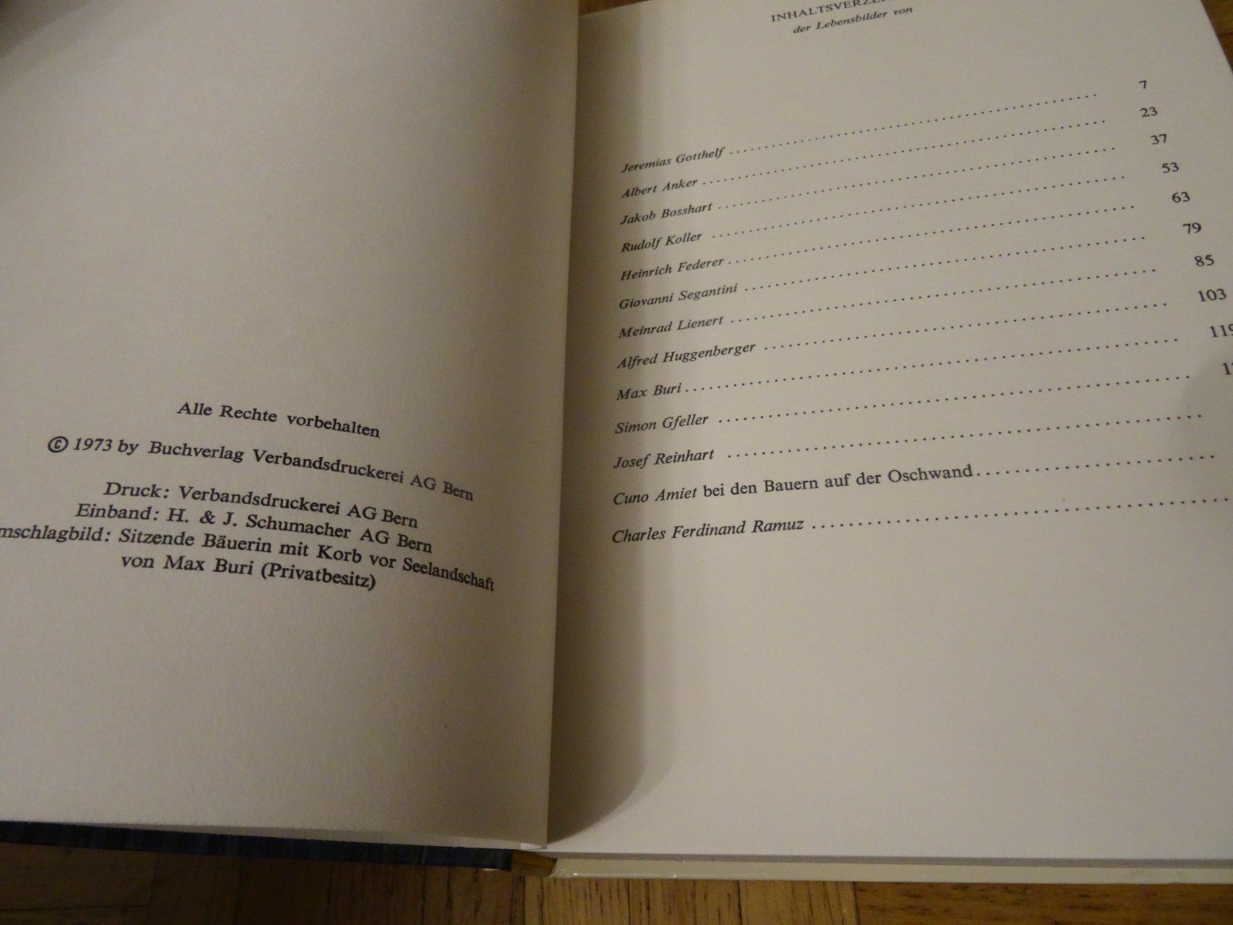 Libri: Buch Dichter und Maler des Bauernstandes 1973 – Usato da Olten venduto da pechsisa1 1