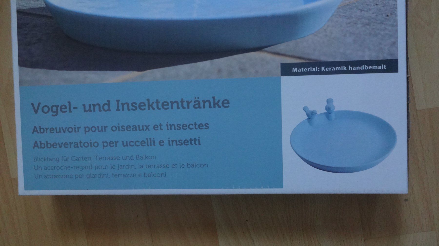 Alle Dekorationen: Vogel - und Insektentränke – Neu und originalverpackt aus Fisibach von goldfasan52 1