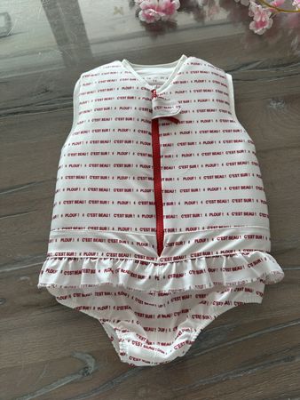 Schwimm-Badeanzug Plouf 19-21kg m.integrierter Schwimmweste