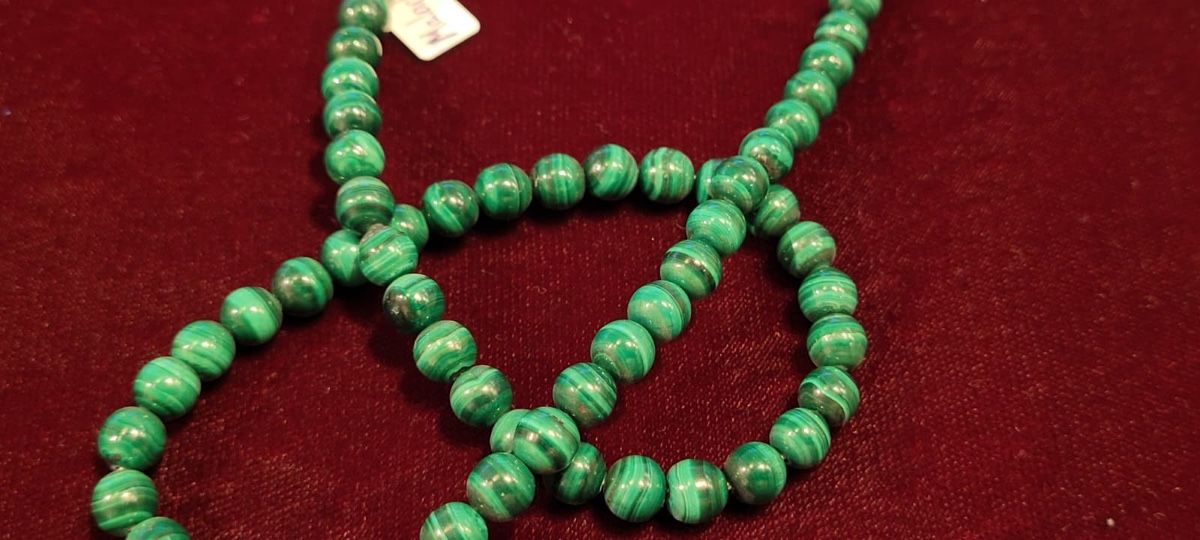 Catenine: Malachitkette – Nuovo e nell'imballaggio originale da Münsingen venduto da Goldschmiede_Ambrosi 1
