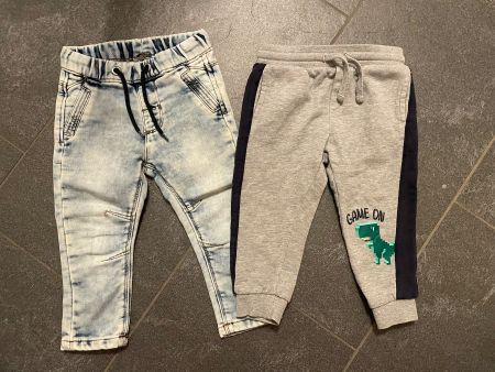 Gr.86 (1-1,5 Jahre), Trainerhosen Set, Jeans, Jogginghose