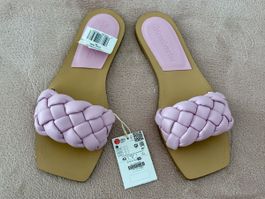 Neue Stradivarius Sandalen, geflochten