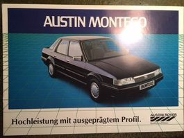 AUSTIN & MG Montego Prospekt d-CH Mayfair brochure 1985 1986