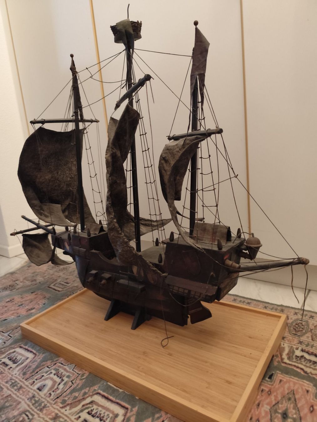 Modellbausätze & Standmodelle: uraltes Holz Segelschiff – Defekt aus minusio von bierbrauer