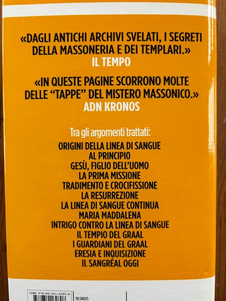 Livres: Libro La Linea di sangue del santo Graal – D'occasion à Rafz par findelmundo68 1