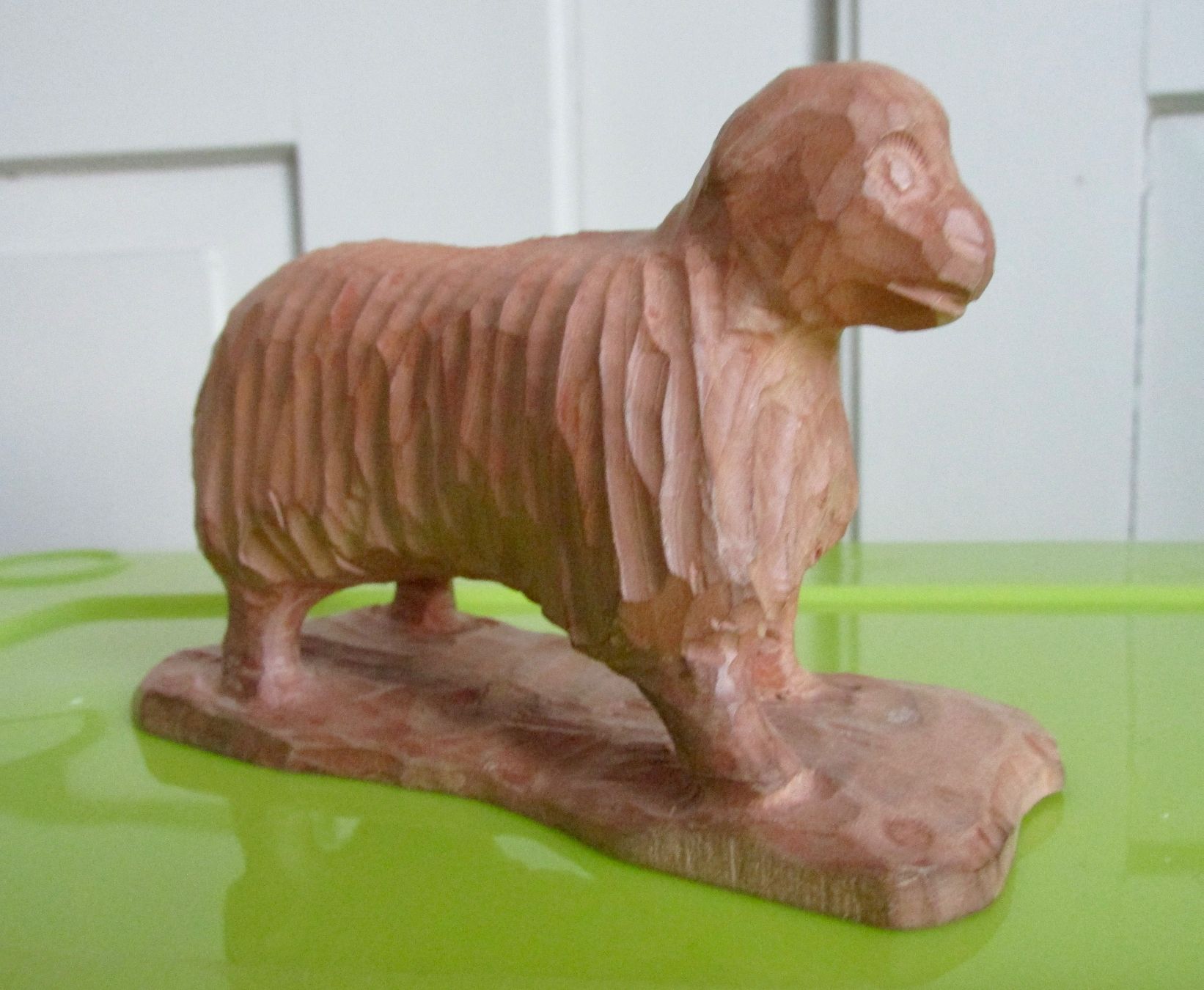 Statuette: geschnitzte Figur aus Holz: Schaf – Usato da Winterthur venduto da mat_q5d5 1