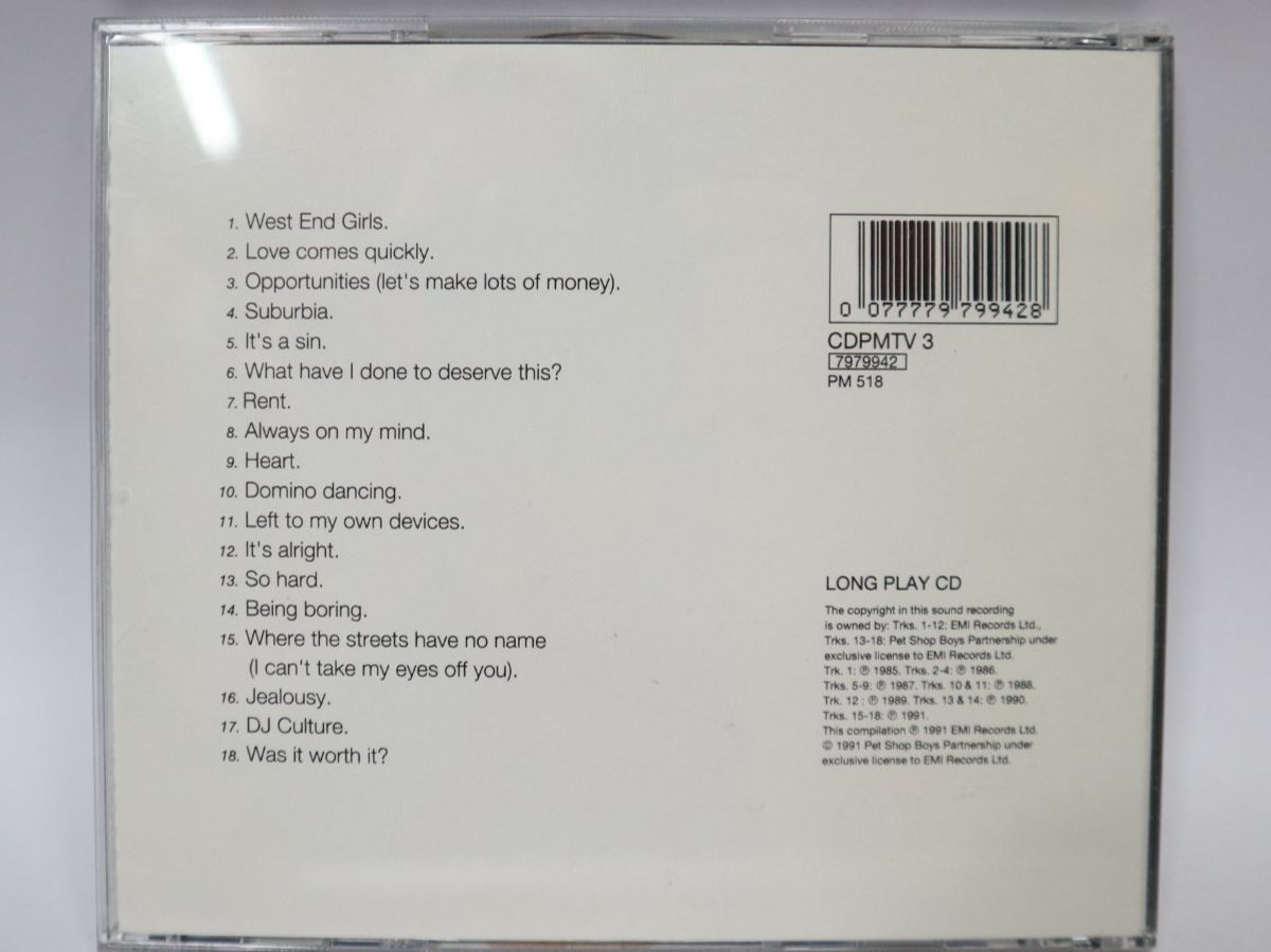 CD: CD Pet Shop Boys Discography, Complete Single Collection – Usato da Eschenbach SG venduto da Astalavista 1