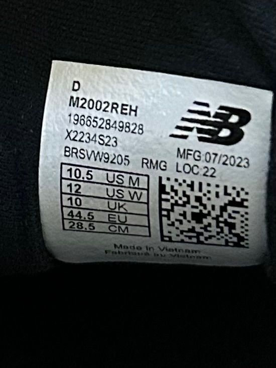 New Balance Scarpe da uomo: New Balance M2002REH Gr.44,5 – Usato da Birsfelden venduto da Pearl10 5