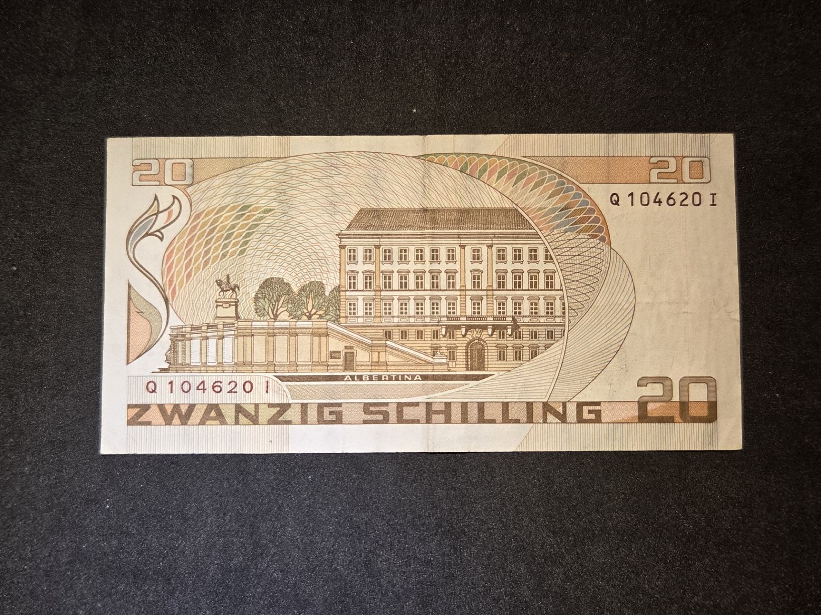 Banknoten: 20 Schilling -  Österreich - 1986 – Gebraucht aus Geroldswil von Antica01 1