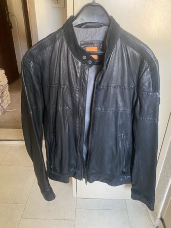 Hugo Boss leather jacket
