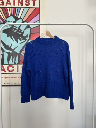 Gina Tricot Pullover blau Grösse M