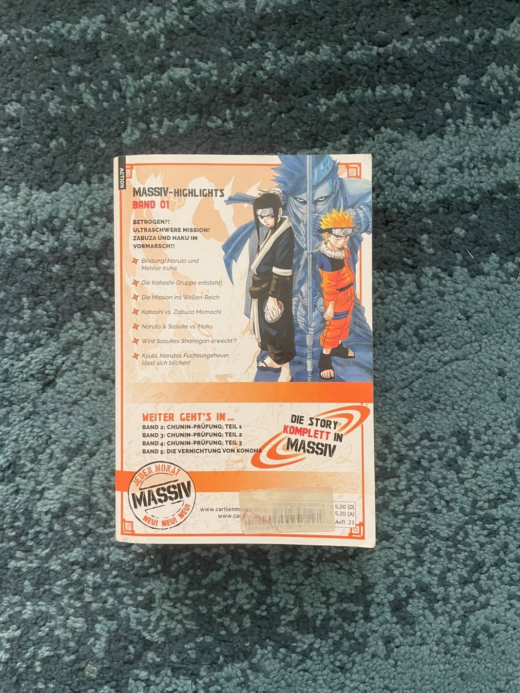 Fumetti: Naruto Massiv Manga Teil 1 – Nuovo (secondo la descrizione) da Zürich venduto da colonius 1