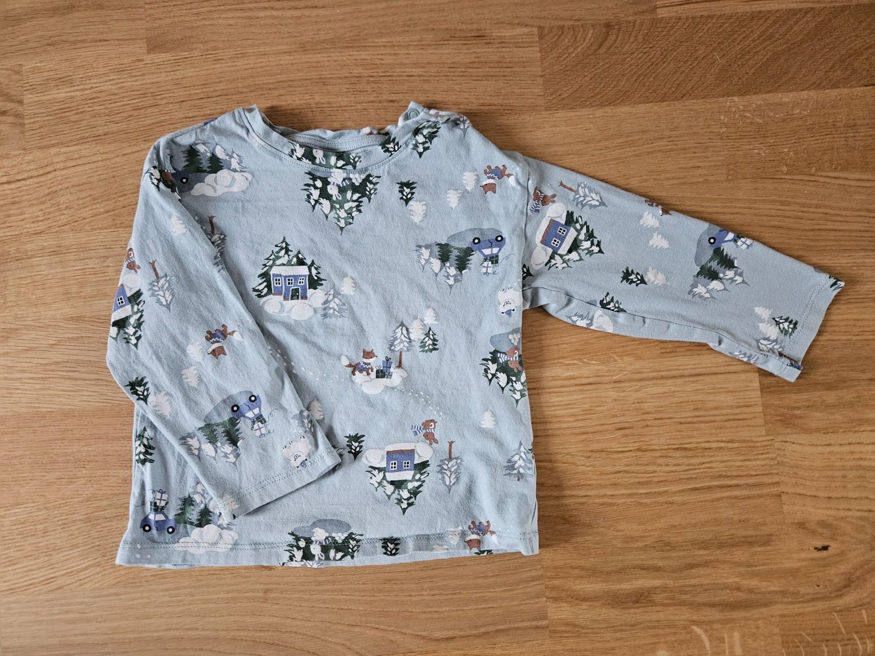 H&M Maglioni & Felpe: Langarmshirt, Grösse 92, Wintermotiv – Usato da Bern venduto da Oloui