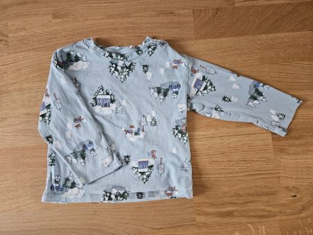 Langarmshirt, Grösse 92, Wintermotiv