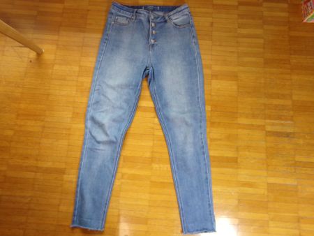 Damen Jeans blau  mit Knöpfen  Gr. 40  Zebra