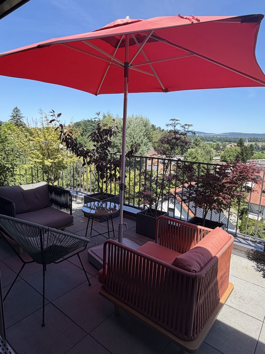 Glatz Sonnenschirme: Parasol with base | Suncomfort by Glatz Flex-Roof – Gebraucht aus Langnau am Albis von busycoder