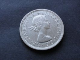 2 SHILLING GRATIA REGINA ELIZABETH II   1965