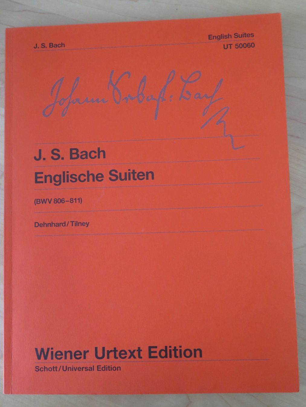 Bücher: Englische Suiten von J.S. Bach – Gebraucht aus Rafz von JJPuu2