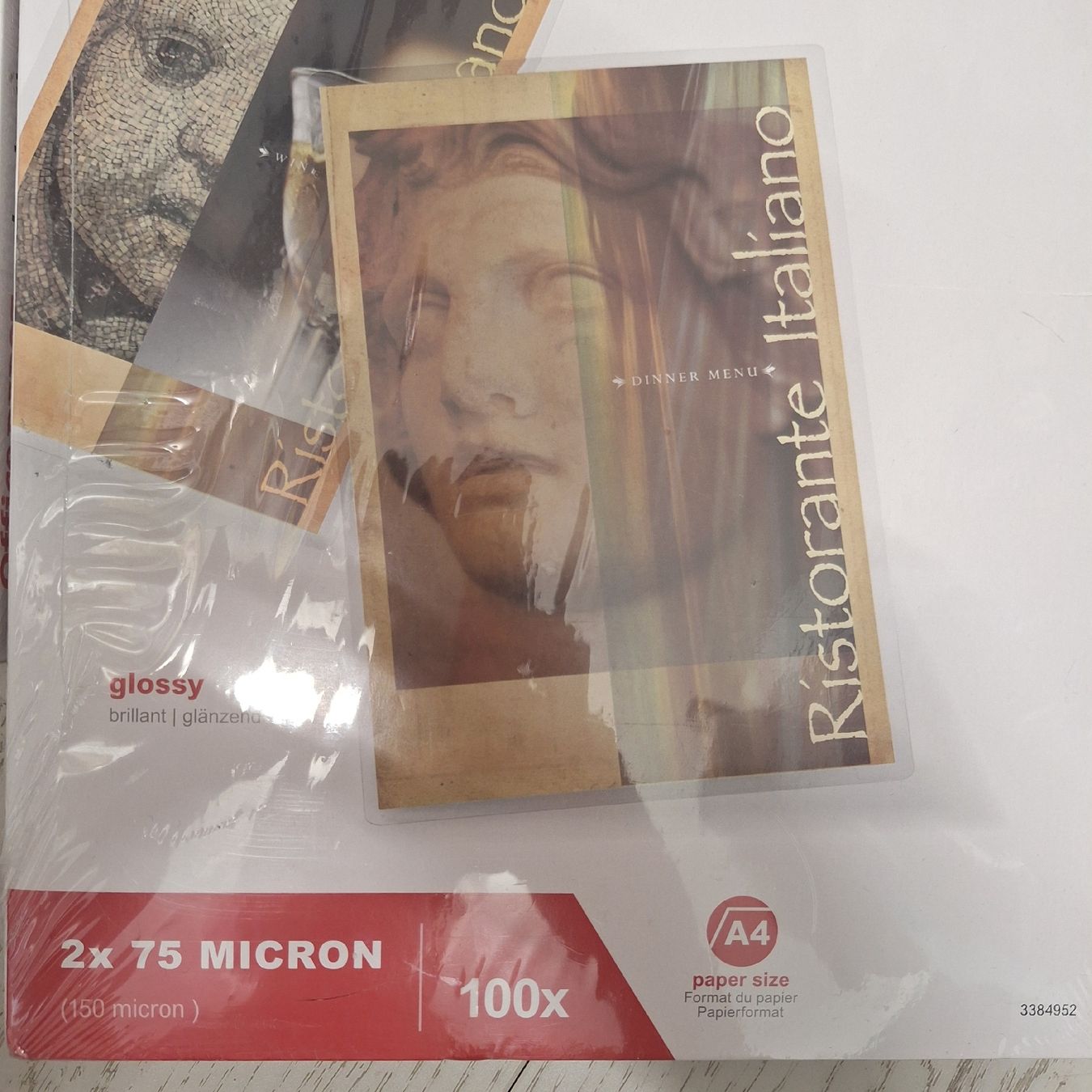Macchine laminatrici: 200 Laminiertaschen A4 & A5, neu & originalverpackt – Nuovo e nell'imballaggio originale da Romanshorn venduto da Msdiamond17 2