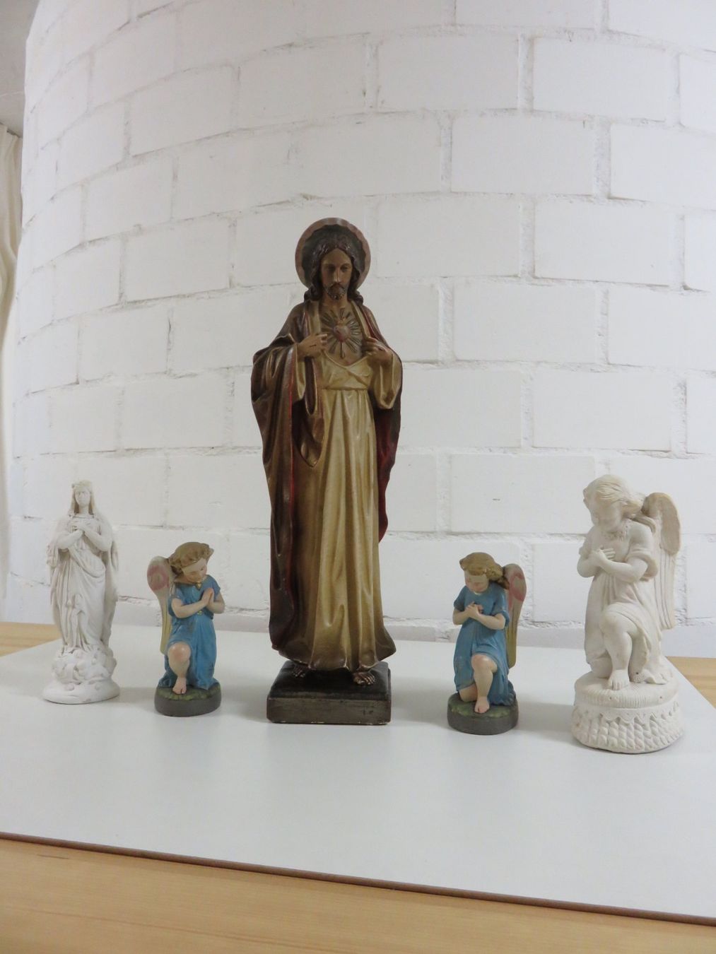 Statuette: 4 Heiligenfiguren antik – Usato da Ufhusen venduto da Antikfachmann 4