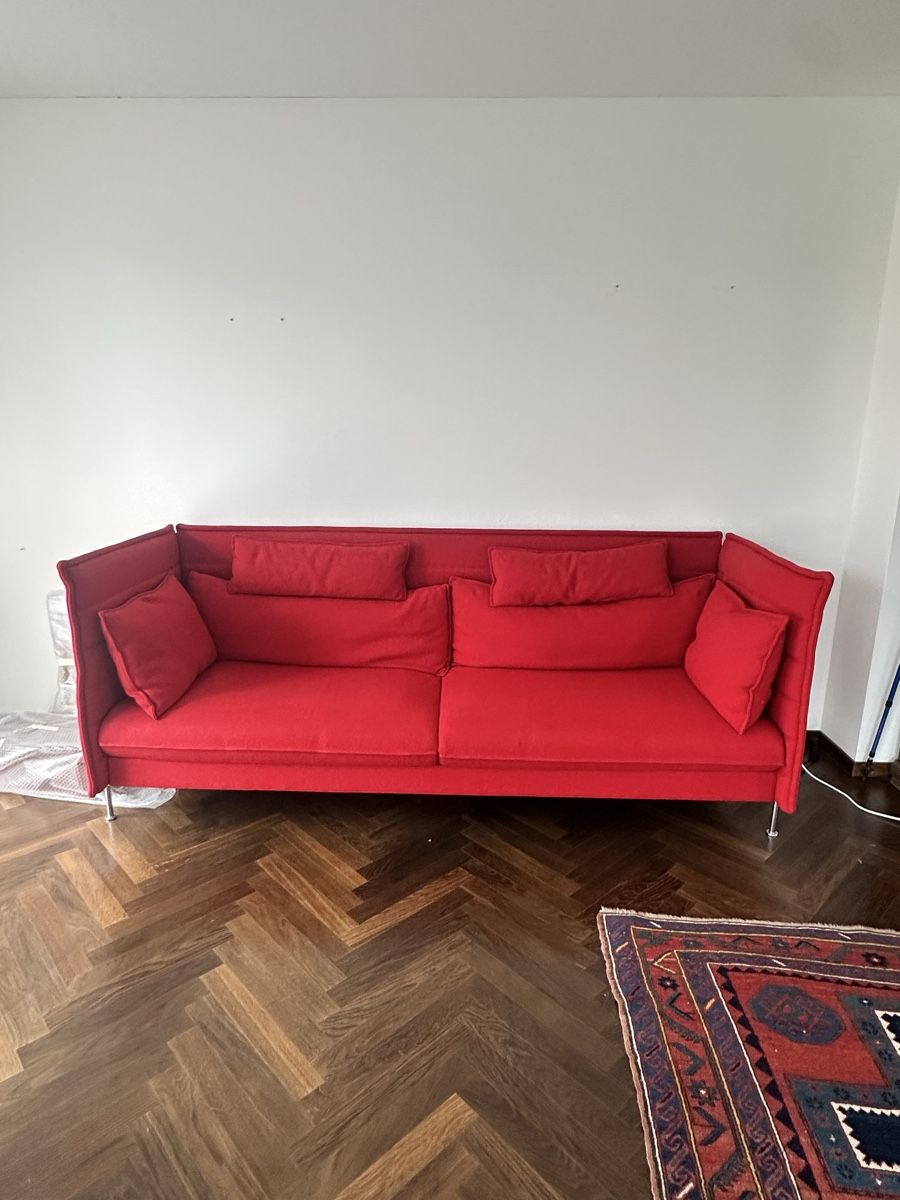 Divani: Rotes Designer Sofa Alcave – Usato da Basel venduto da del_xr2h