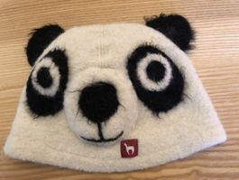 Mütze Kappe "Panda" bestes BABY ALPAKA gefilzt