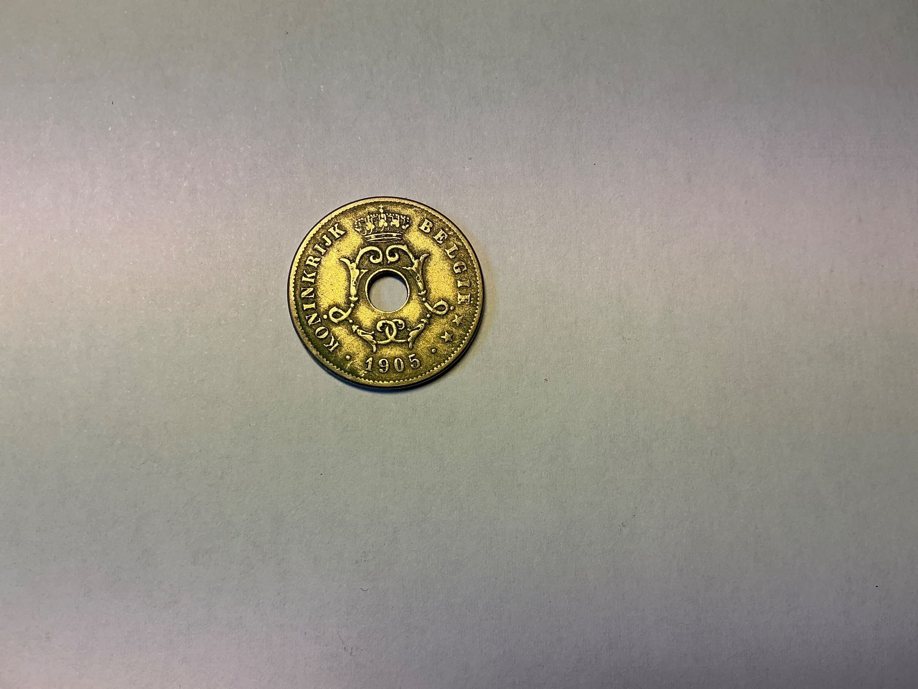 Alle Münzen: 10 Centimes Belgie Belgien 1905 – Gebraucht aus Maur von 20hcodracir11